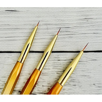 Σετ πινέλα μανικιούρ Nail Art - B101 - 3pcs - 910464