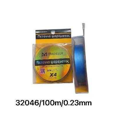 Πετονιά ψαρέματος - Νήμα χρωματιστό - 100m - 0.23mm - 32046