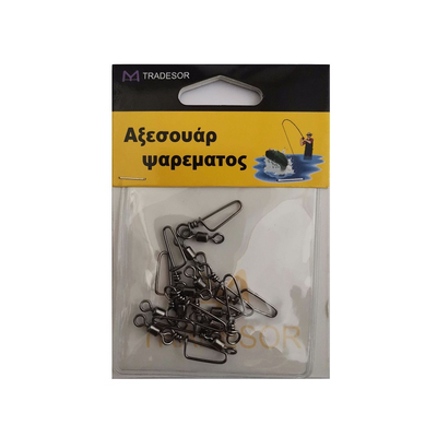 Στριφτάρια με παραμάνα ασφαλείας - #4 - 12pcs - 30131
