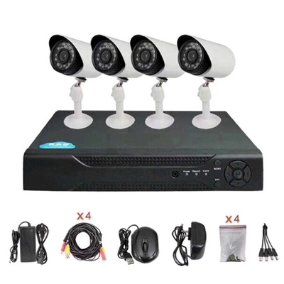 Ενσύρματο καταγραφικό δικτύου με 4 κάμερες - CCTV Security Recording System - 020231