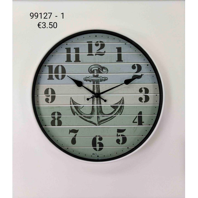 Ρολόι τοίχου - 35cm - 99127-1-WH