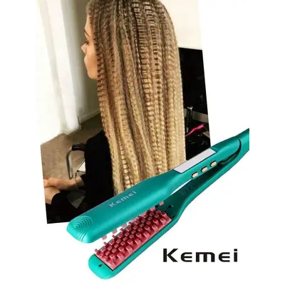 Πρέσα για κυματιστά μαλλιά και όγκο - KM-1228 - Kemei