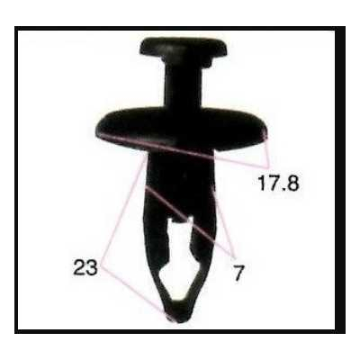 Σετ συνδετήρες αυτοκινήτου - 1286 - 20pcs - 119230