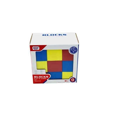 Σετ κατασκευών DIY με τουβλάκια - 9pcs - 6681-3 - 493443