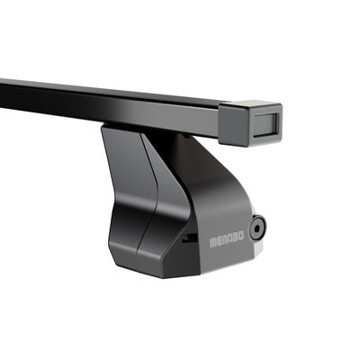 ΜΠΑΡΕΣ ΟΡΟΦΗΣ ΣΙΔΗΡΟΥ OMEGA LARGE 130 cm ΜΕ ΚΑΠΑΚΙΑ ΣΕ ΜΑΥΡΟ ΧΡΩΜΑ ΓΙΑ ΑΠΛΗ ΟΡΟΦΗ MENABO - 2 ΤΕΜ.