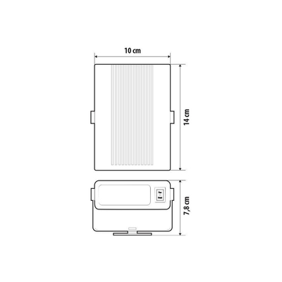 ΑΕΡΟΘΕΡΜΟ / ΑΝΕΜΙΣΤΗΡΑΣ 24V/150w ΓΙΑ ΨΥΧΡΟ / ΘΕΡΜΟ ΑΕΡΑ ΚΕΡΑΜΙΚΗΣ ΘΕΡΜΑΝΣΗΣ  ΜΕ ΚΑΛΩΔΙΟ 140cm 140x100x78 LAMPA -1 ΤΕΜ.