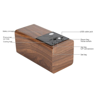 Ψηφιακό ρολόι - Ξυπνητήρι & Μολυβοθήκη - ET015-2 - 909429 - White