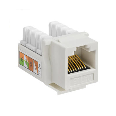KEYSTONE JACK CAT6 UTP 90 degree - ACCES15