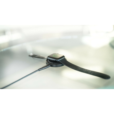 Μαγνητικός, Ασύρματος Φορτιστής Mag Wireless Charging Pad 3 in 1 της σειράς Optiline για Qi Ασύρματη φόρτιση συσκευών με θύρα USB Type C 15W, Καλώδιο 100 cm και MagSafe τεχνολογία