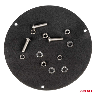 ΦΑΡΟΣ HEAVY DUTY W28B 12/24V ΠΟΡΤΟΚΑΛΙ 16LED ΒΙΔΩΤΟΣ Υ77mm Φ110mm AMIO - 1 τεμ.