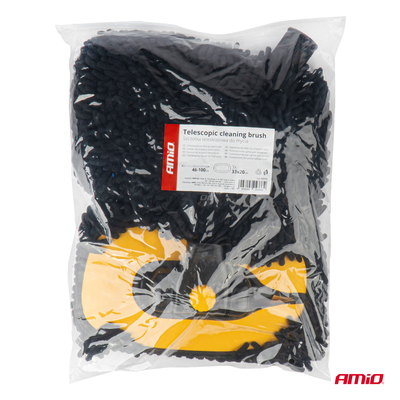 ΒΟΥΡΤΣΑ ΚΑΘΑΡΙΣΜΟΥ ΜΕ ΤΗΛΕΣΚΟΠΙΚΟ ΚΟΝΤΑΡΙ 46-100cm & 3 ΠΑΝΑΚΙΑ ΚΑΘΑΡΙΣΜΟΥ ΜΙΚΡΟΦΙΜΠΡΑ  ΑΜΙΟ - 1 ΤΕΜ.