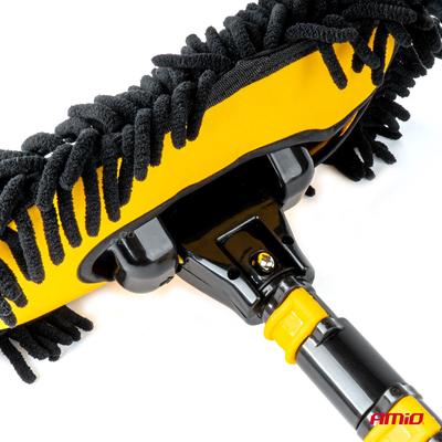 ΒΟΥΡΤΣΑ ΚΑΘΑΡΙΣΜΟΥ ΜΕ ΤΗΛΕΣΚΟΠΙΚΟ ΚΟΝΤΑΡΙ 46-100cm & 3 ΠΑΝΑΚΙΑ ΚΑΘΑΡΙΣΜΟΥ ΜΙΚΡΟΦΙΜΠΡΑ  ΑΜΙΟ - 1 ΤΕΜ.