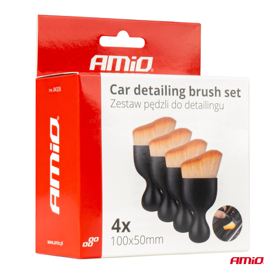 ΒΟΥΡΤΣΕΣ ΚΑΘΑΡΙΣΜΟΥ ΧΕΙΡΟΣ ΕΣΩΤΕΡΙΚΟΥ ΧΩΡΟΥ ΑΥΤΟΚΙΝΗΤΟΥ 100x50mm ΑΜΙΟ - 4 ΤΕΜ.