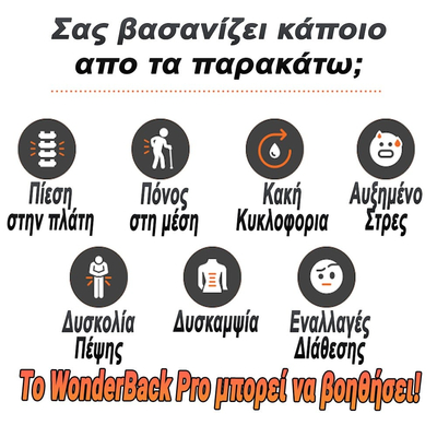 Όργανο Εκγύμνασης - Μασάζ Wonderback & Body Pro