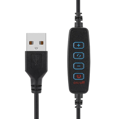 LED Ring light 26cm 20W Black