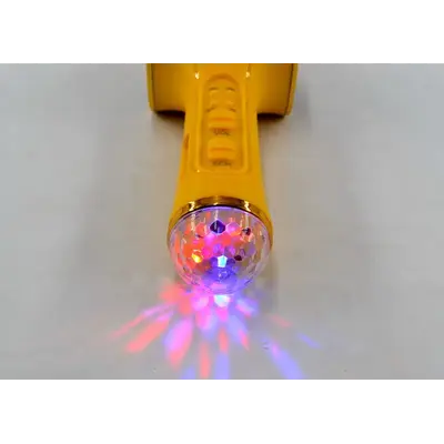 Ασύρματο μικρόφωνο Karaoke με ηχείο - M10 - 961867 - Yellow