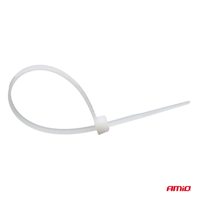 ΔΕΜΑΤΙΚΑ/ΔΕΤΙΚΑ ΚΑΛΩΔΙΩΝ TIE WRAP (ΤΑΙΡΑΠ) 4.8 x 300mm (ΛΕΥΚΟ) - 100 ΤΕΜ.