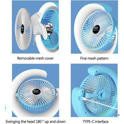 Ανεμιστήρας με Φωτιστικό LED G-Rotate (Pink)