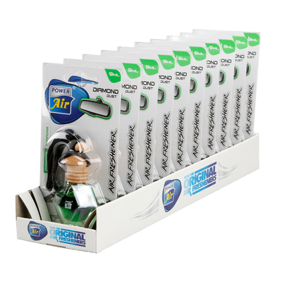 ΑΡΩΜΑΤΙΚΟ ΑΥΤΟΚΙΝΗΤΟΥ DIAMOND DUST ΚΡΕΜΑΣΤΟ ΜΕ ΑΡΩΜΑ PARADISE  ΣΕ ΣΧΗΜΑ ΔΙΑΜΑΝΤΙΟΥ LAMPA - 10 ΤΕΜ.