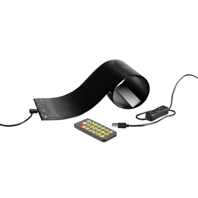 ΠΑΝΕΛ ΕΥΚΑΜΠΤΟ SMART LED PANEL 512 LED 70x173mm RGB ΜΕ ΚΑΛΩΔΙΟ 450cm ΓΙΑ USB & REMOTE CONTROL LAMPA - 1 ΤΕΜ.