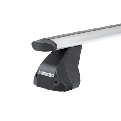 ΜΠΑΡΕΣ ΟΡΟΦΗΣ ΑΛΟΥΜΙΝΙΟΥ OMEGA PLUS LARGE 130 cm ΜΕ ΚΑΠΑΚΙΑ ΣΕ ΑΣΗΜΙ ΧΡΩΜΑ ΓΙΑ ΑΠΛΗ ΟΡΟΦΗ MENABO - 2 ΤΕΜ.