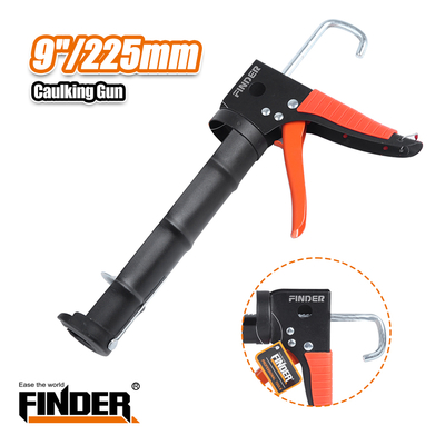 Πιστόλι σιλικόνης ανοικτού τύπου περτσινωτό - 9"/225mm - Finder - 195425