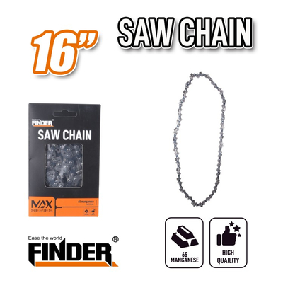 Ανταλλακτική αλυσίδα για αλυσοπρίονο - 16"/64p - Finder - 198465