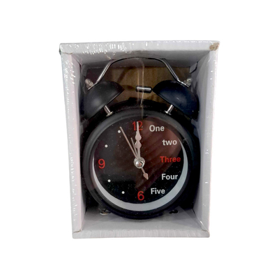 Επιτραπέζιο ρολόι - Ξυπνητήρι - 3301-12 - 301127 - Black