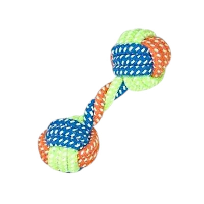 Παιχνίδι σκύλου σχοινί με μπάλες - 16cm - 550529