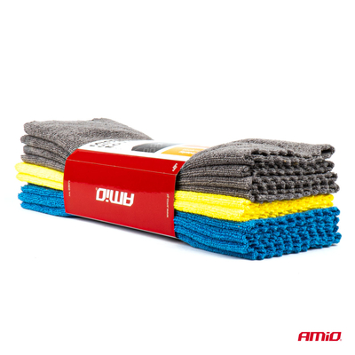 ΠΕΤΣΕΤΑ ΓΥΑΛΙΣΜΑΤΟΣ/ΣΤΕΓΝΩΜΑΤΟΣ ΜΙΚΡΟΦΙΜΠΡΑ 35x35cm AMIO - 1 Τεμ.