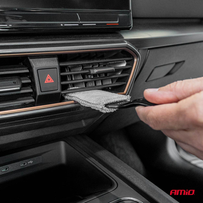 ΒΟΥΡΤΣΑΚΙ ΚΑΘΑΡΙΣΜΟΥ ΓΙΑ ΓΡΙΛΙΕΣ ΜΕ ΠΑΝΑΚΙ ΚΑΘΑΡΙΣΜΟΥ 22cm AMIO - 1 Τεμ.