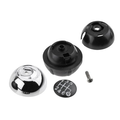 ΠΟΜΟΛΟ ΤΑΧΥΤΗΤΩΝ ΜΑΡΚΕ ΜΕ ΕΝΔΕΙΞΗ 6 ΤΑΧΥΤΗΤΩΝ ΣΕ ΧΡΩΜΙΟ-ΑΣΗΜΙ-ΜΑΥΡΟΧΡΩΜΑ ΓΙΑ FIAT 500 ABARTH 2007+ NTY - 1 ΤΕΜ.