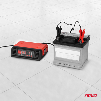 ΦΟΡΤΙΣΤΗΣ ΜΠΑΤΑΡΙΑΣ 6/12V max10A ΨΗΦΙΑΚΟΣ AMIO - 1 τεμ.