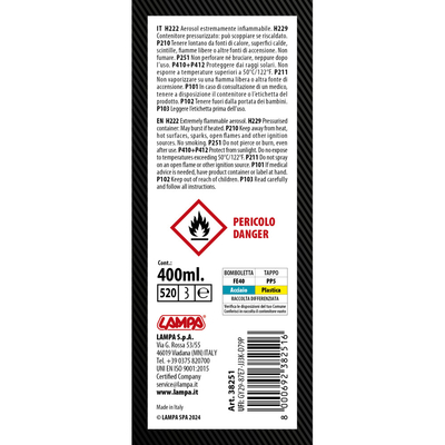 ΛΙΠΑΝΤΙΚΟ ΚΑΙ ΠΡΟΣΤΑΤΕΥΤΙΚΟ ΣΠΡΕΙ ΠΛΑΣΤΙΚΩΝ/ΜΕΤΑΛΛΩΝ GRAN PREE SVITAX 200ml LAMPA - 1 ΤΕΜ.