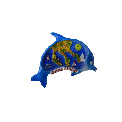 Tουριστικό μαγνητάκι Souvenir – Σετ 12pcs - Resin Magnet - Chalkidiki - 678095