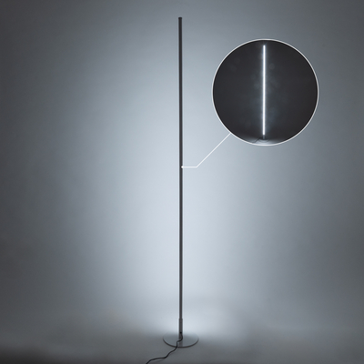 GloboStar® DALUMA 60471 Επιδαπέδιο Φωτιστικό LED CCT 24W 2640lm 200° AC 220-240V - Εναλλαγή Φωτισμού μέσω On/Off All In One Ψυχρό 6000k+Φυσικό 4500k+Θερμό 2700k Μ18 x Π18 x Υ160cm - Λευκό - 3 Χρόνια Εγγύηση