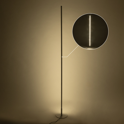 GloboStar® DALUMA 60471 Επιδαπέδιο Φωτιστικό LED CCT 24W 2640lm 200° AC 220-240V - Εναλλαγή Φωτισμού μέσω On/Off All In One Ψυχρό 6000k+Φυσικό 4500k+Θερμό 2700k Μ18 x Π18 x Υ160cm - Λευκό - 3 Χρόνια Εγγύηση