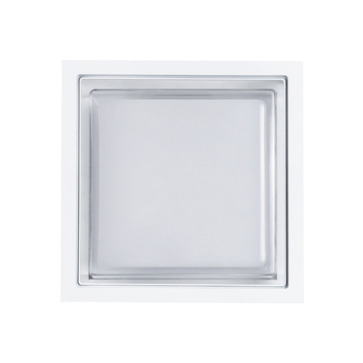 GLOBOSTAR® MAJESTIC 60775 Φωτιστικό Τοίχου - Απλίκα Εσωτερικού/Εξωτερικού Χώρου LED 10W 1050lm 120° AC175-265V Αδιάβροχο IP65 - Πλαστικό Σώμα - Φυσικό λευκό 4500K - Μ17 x Π17 x Υ9cm - Λευκό - Bridgelux Chip - 3 Χρόνια Εγγύηση