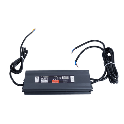 GloboStar® 60966 Αδιάβροχο Τροφοδοτικό SELV για Προϊόντα Φωτισμού LED 300W 12.5A - AC 220-240V σε DC 24V με 1.2m VDE Καλώδιο Παροχής & Εξόδου Τροφοδοσίας - Αδιάβροχο IP68 - M23.5 x W7.5 x H3.6cm  - 3 Χρόνια Εγγύηση