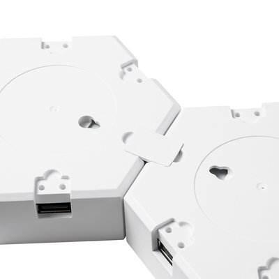 GloboStar® DIGIOCTA 90447 Σετ 3 Ψηφιακων LED RGB Φωτιστικών Κυψελών με Ψηφιακό Controller με WiFi Smart APP & Ασύρματο Χειριστήριο RF 2.4Ghz - LED SMD 5050 4.5W/Σετ 42PIXEL/Σετ 360lm/Σετ 120° DC 5V με USB 2.0 IP20 Πολύχρωμο RGB - Dimmable - Μ10.5 x Π10.5 x Υ3cm Ανά Κυψέλη - 2 Χρόνια Εγγύηση