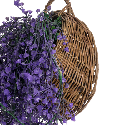 GloboStar® Artificial Garden GOLDEN BELL WILLOW 3 HANGING PLANT 20631 Κρεμαστό Τεχνητό Διακοσμητικό Φυτό Ιτίας  Y110cm