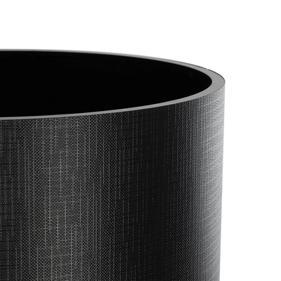 GloboStar® RALPH 203-0038 Vintage Επιτοίχιο Φωτιστικό Απλίκα Μονόφωτο 1 x E27 IP20 Μαύρο Μέταλλο με Μαύρο Ύφασμα - Μ22 x Π29 x Υ30cm