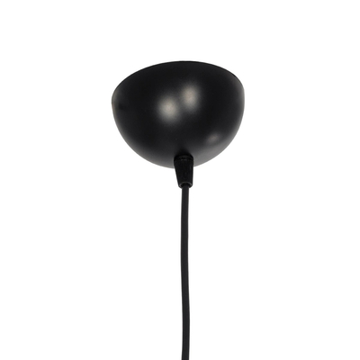 GloboStar® CLAIRIE 203-0133 Μοντέρνο Κρεμαστό Φωτιστικό Καπέλο Μονόφωτο 1 x E27 IP20 Γκρι Ύφασμα - Μ22 x Π22 x Υ93cm