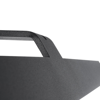 GloboStar® MIRROR 60517 Φωτιστικό Τοίχου - Απλίκα LED 14W 1680lm 120° AC 85-265V IP54 Φυσικό Λευκό 4500K Μαύρο Μέταλλο - Μ58 x Π15 x Υ6cm - 2 Xρόνια Εγγύηση