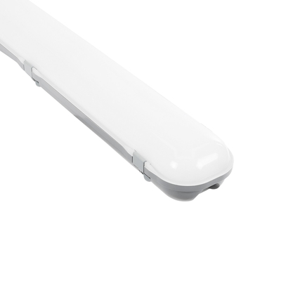 GLOBOSTAR® PARKING 61702 120cm Γραμμικό Βιομηχανικό Φωτιστικό Tri-Proof Τεχνολογίας Smart Group Linkable Control System 2.4Ghz με Αισθητήρα Κίνησης Microwave LED 48W 5760lm 120° AC 220-240V Αδιάβροχο IP65 Φυσικό Λευκό 5000K - LUMILEDs SMD Chip & TÜV SÜD Driver - Γκρι με Γαλακτερό Κάλυμμα Πλαστικό PC - Μ120 x Π10.5 x Υ8cm - 5 Χρόνια Εγγύηση