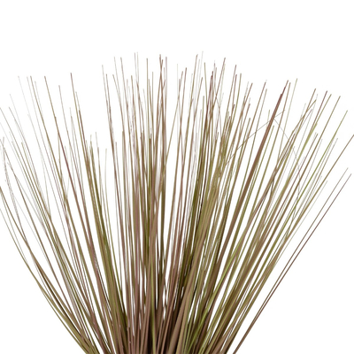 GloboStar® Artificial Garden BEIGE GRASS BOUQUET 21157 Τεχνητό Διακοσμητικό Μπουκέτο Grass Γκρι Y45cm