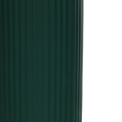 GloboStar® Artificial Garden KUTA 21256 Διακοσμητικό Κεραμικό Βάζo Πράσινο Π10 x Μ10 x Υ20 cm