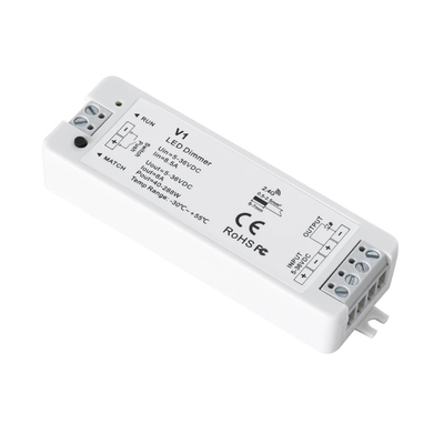 GloboStar® 73118 RT1+V1 SKYDANCE ΣΕΤ Dimmer & Ασύρματο Χειριστήριο Αφής 1 Group RF 2.4Ghz 8A Max DC 5-36V (288W) - DC 3V IP20 - 5 Χρόνια Εγγύηση