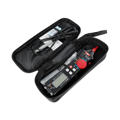 GloboStar® 79693 Ψηφιακό Φορητό Πολύμετρο TASI TA802A με Θήκη Προστασίας Μαύρο