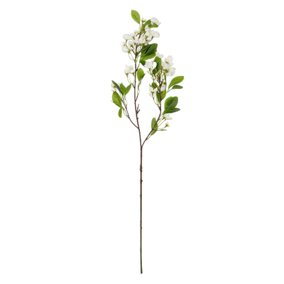 GloboStar® Artificial Garden WHITE JASMINE BRANCH 21145 Τεχνητό Διακοσμητικό Κλαδί Λευκό Γιασεμί Y80cm